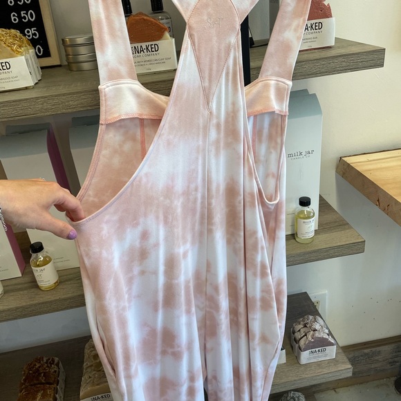 NWT - Smash + Tess Pink Tie-Dye Romperall - Picture 3 of 3